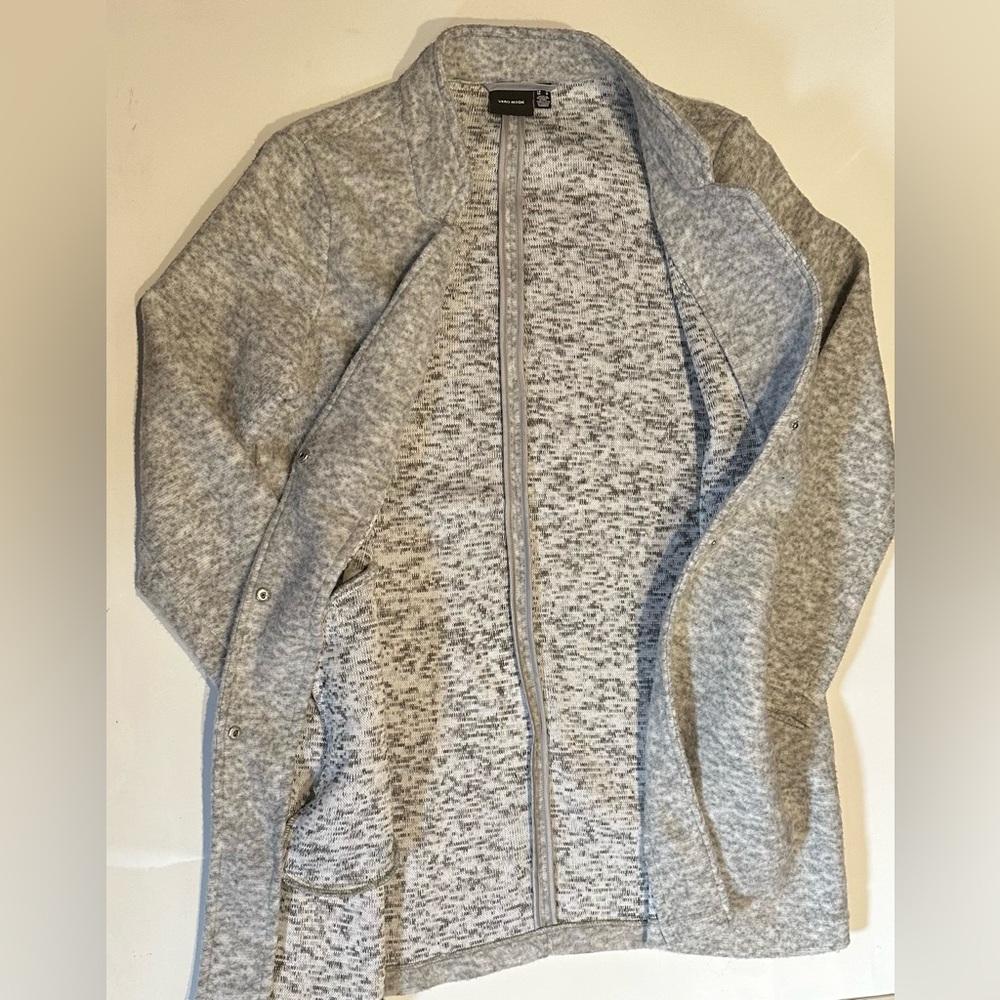 Vero Moda Women's Katrine Brushed Jacket Gray Grey size Medium